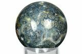 Colorful Polished Marcasite Agate Sphere - Indonesia #330219-1
